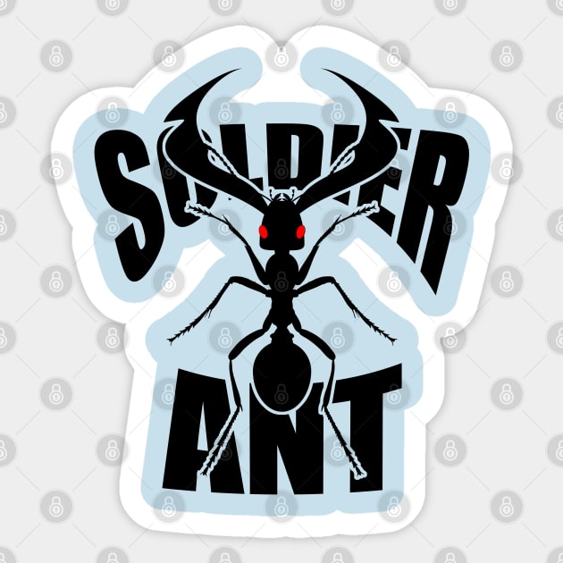 Ant Soldier Sticker by tatzkirosales-shirt-store